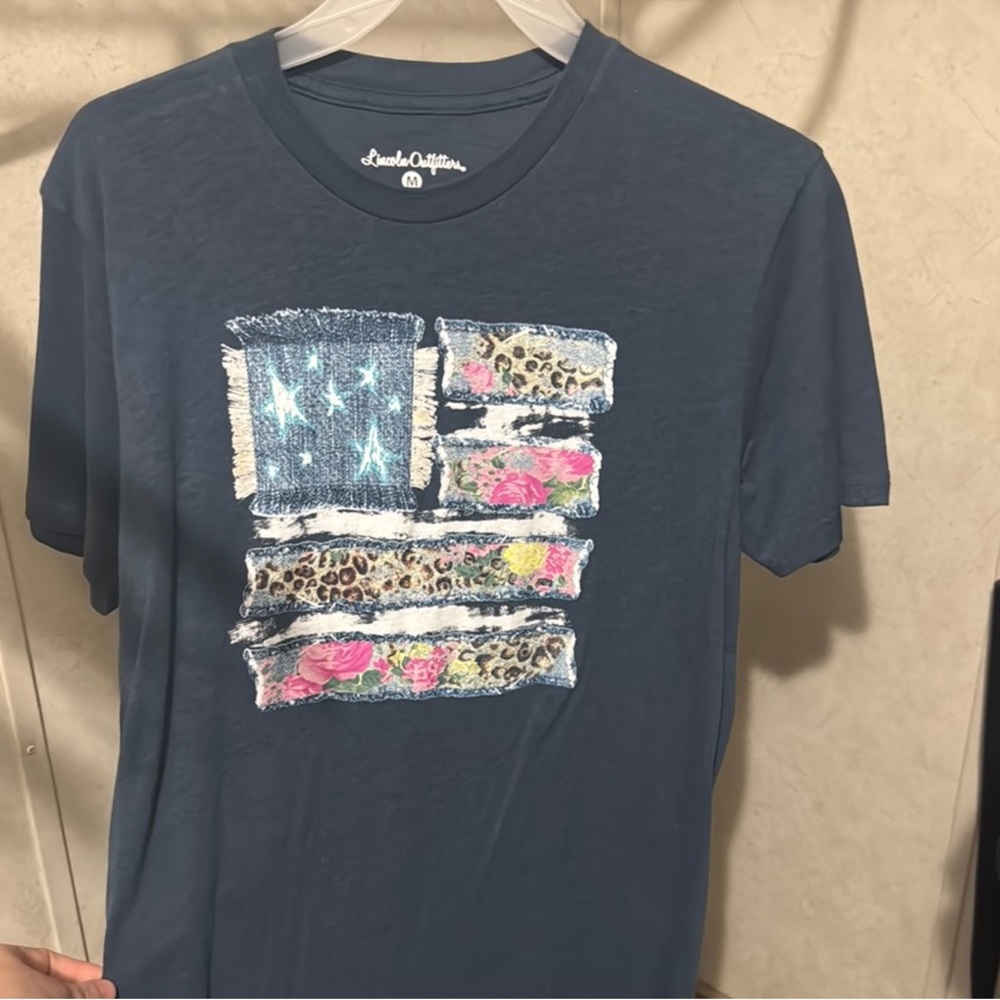 American Clothing Co. Blue Graphic Tee